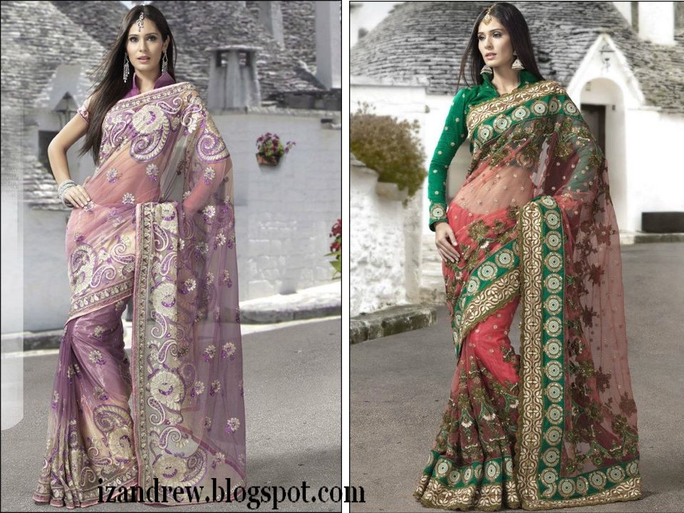 Bridal Sarees 2012 Silk Sarees Saris Indian Designer Saree Blouse Styles