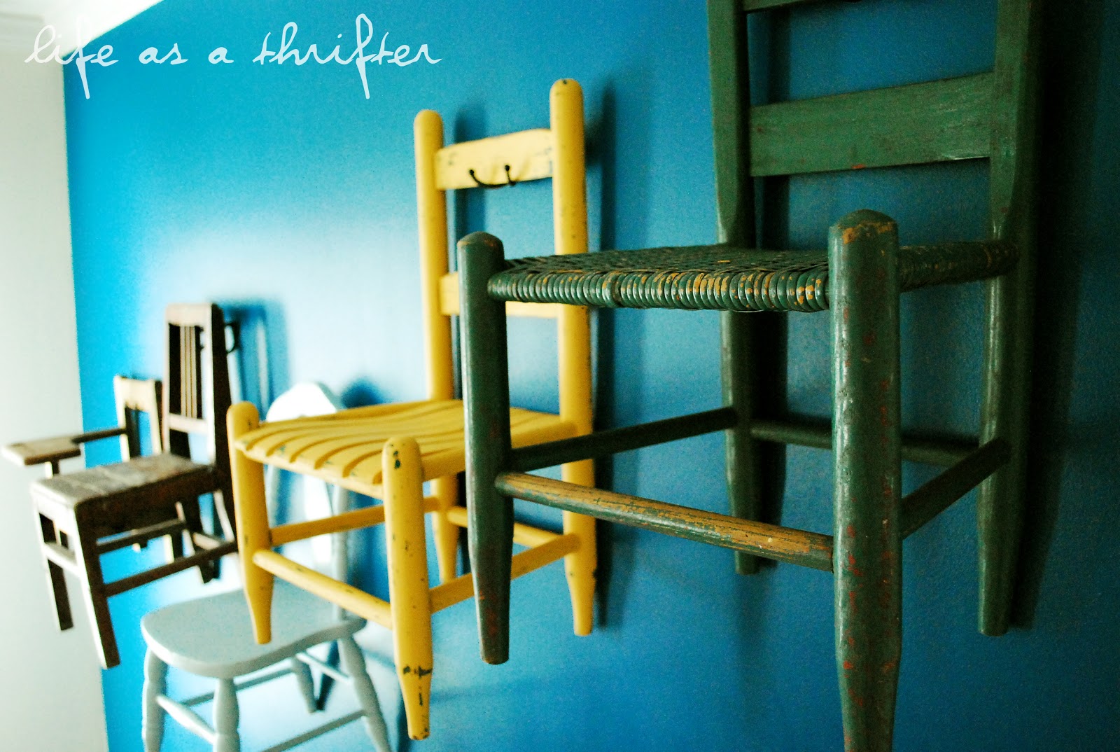 Life as a Thrifter The Chair Wall (for the nursery)
