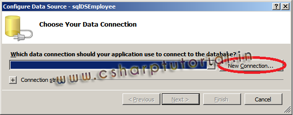 Gridview - SQL datasource connectionstring Gridview - SQL datasource connectionstring
