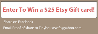 Win $25 Etsy GiftCard!!!