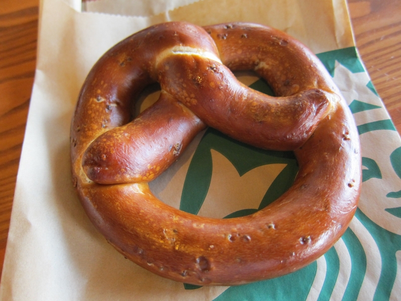 Review Starbucks Stoneground Dijon BavarianStyle Pretzel Brand Eating