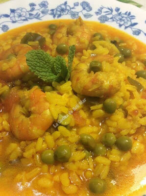 Arroz Caldoso Con Gambas 
