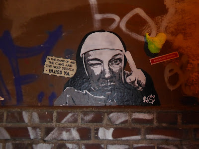 "In the name of art the cans and the holy stencil - Bless Ya" || Köln || Fra|| Im Rahmen des Strassengold-Festivals