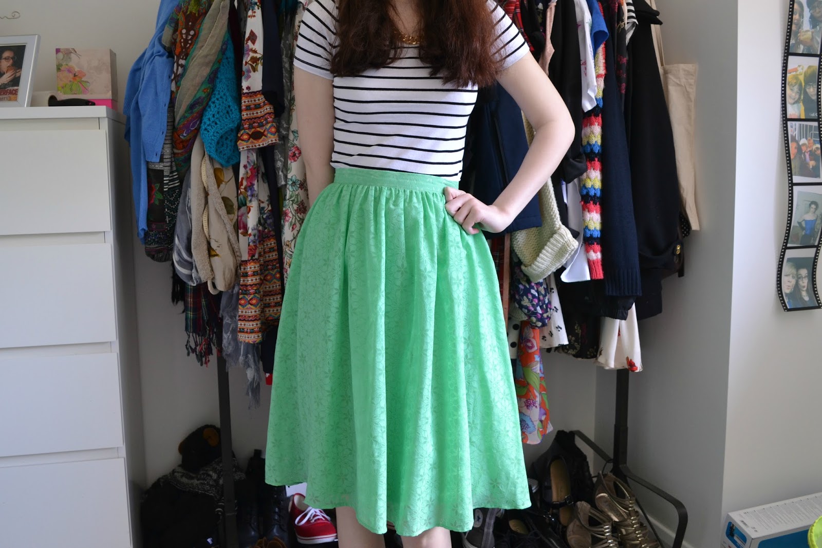 OOTD The Green Primark Skirt Honestly Russell