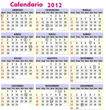 Calendario 2012 mexico para imprimir - Imagui