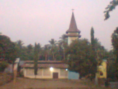 Gereja Lamabunga di senja hari