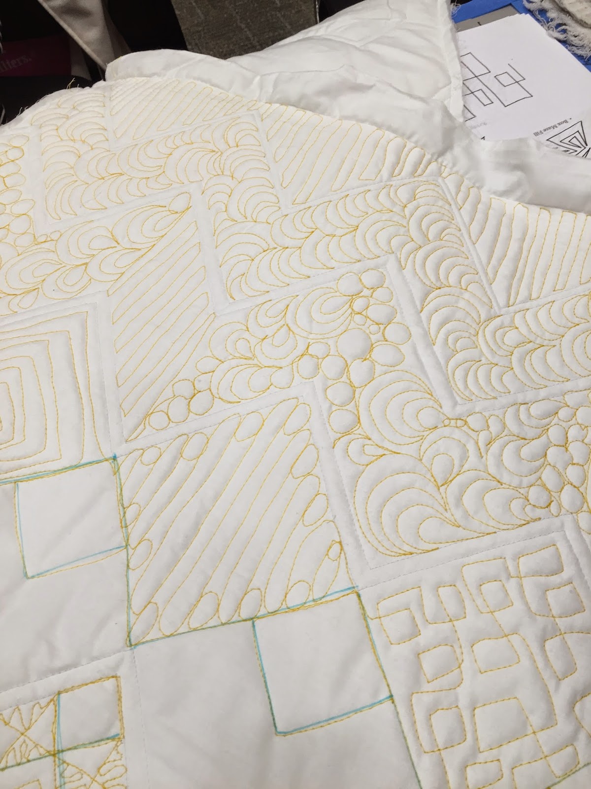 Krista Withers Quilting Class to Drawing