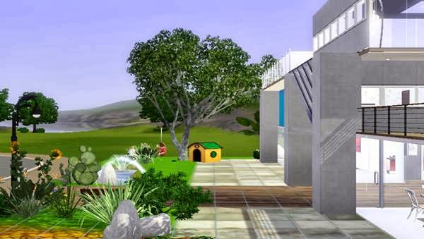 Koalafolio sims3 House : [LIVING DESIGN] THE BOX TYPE-B MODERN HOUSE