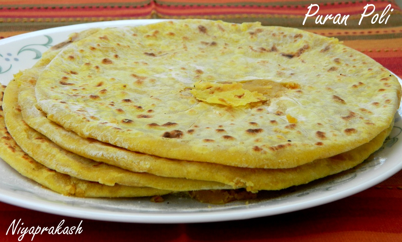 Niya's World Puran Poli / Pooran Poli (4th recipe , made of less oil)