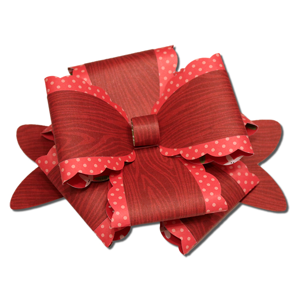Bits of Paper Large Ruffled Package Bow