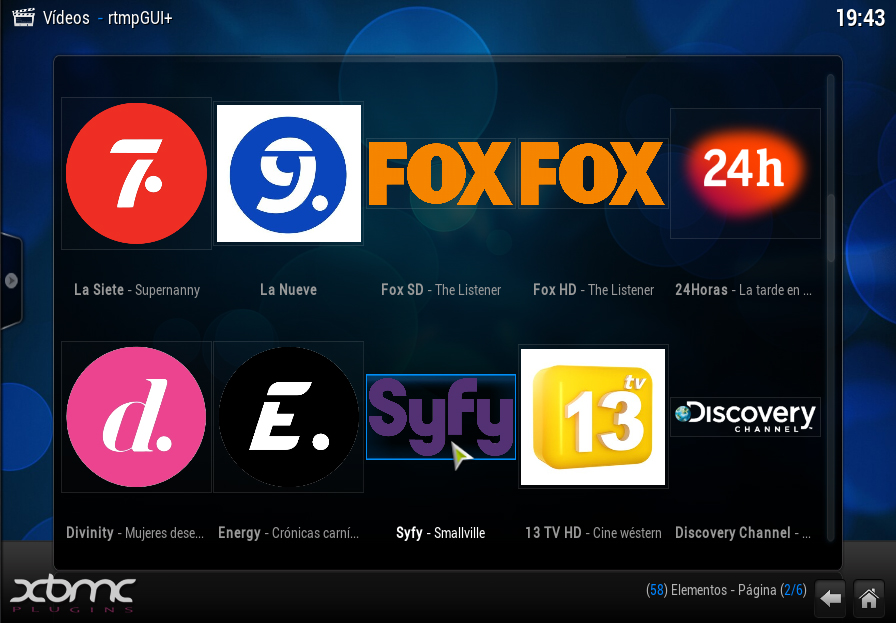 RTMPGUI+ : Todo el Fútbol en XBMC RTMPGUI+ : Todo el Fútbol en XBMC