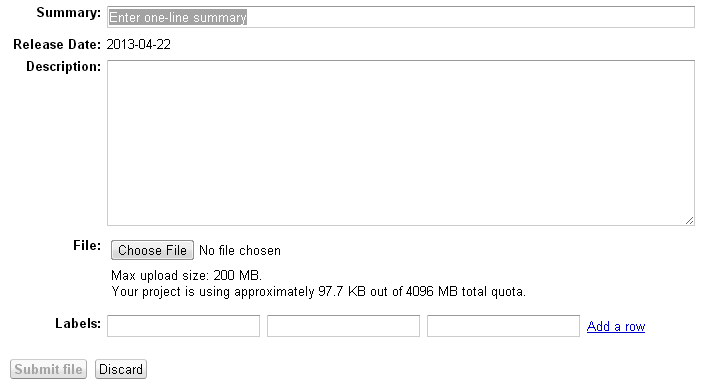 google project hosting google project hosting