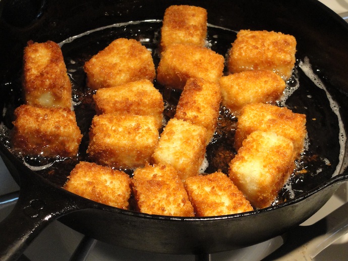 Fried Tofu with Sesame-Soy Dipping Sauce | Season with Spice