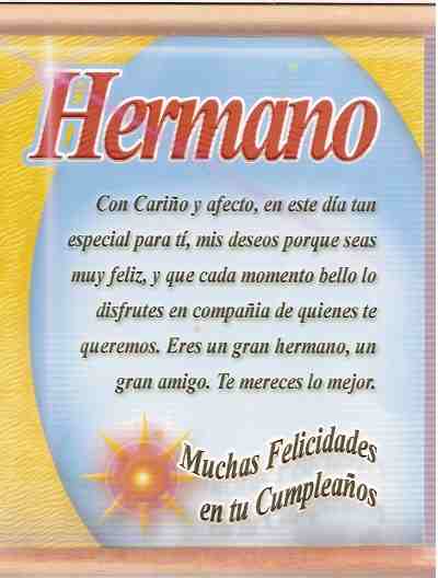 Tarjetas de cumpleaños para hermanos ~ Fotos e imagenes graciosas ...