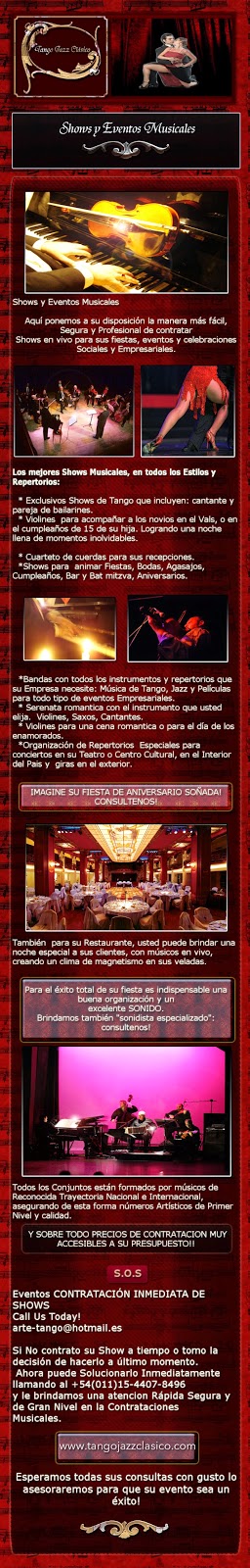 shows musicales