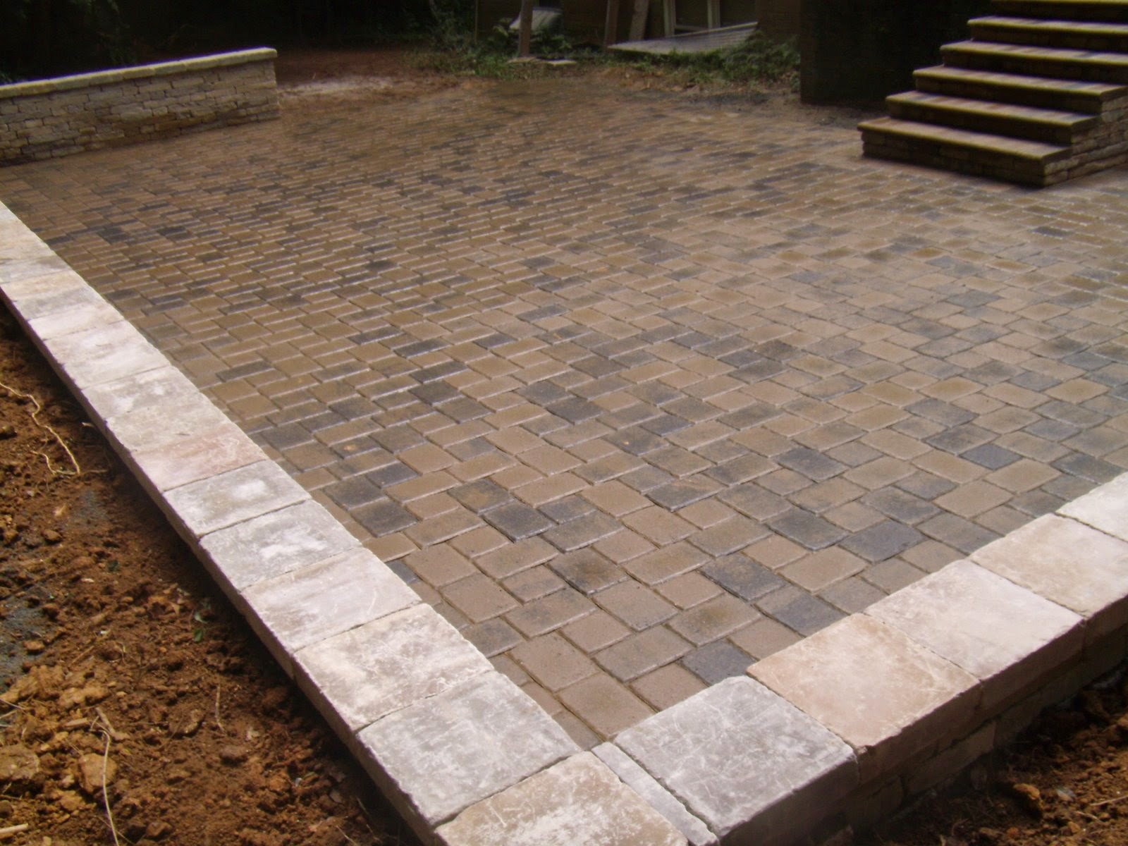 BEAUTIFULL YOUR HOME WITH INTERLOCKING PAVERS Paver Patio in 6x9 and