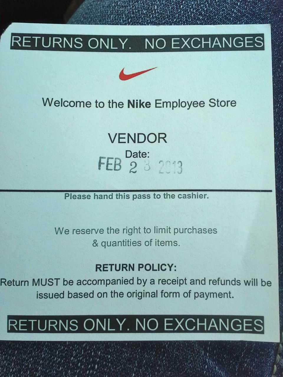 How to Get Nike Employee Store Pass  