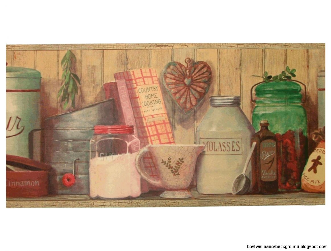 York Country Cooking Wallpaper Border York Country Cooking Wallpaper Border