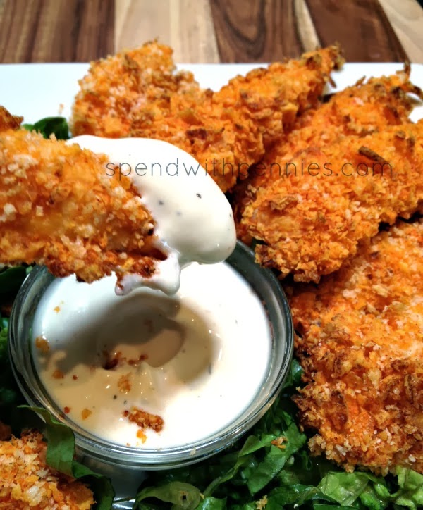 Doritos Crusted Chicken Strips recipe
