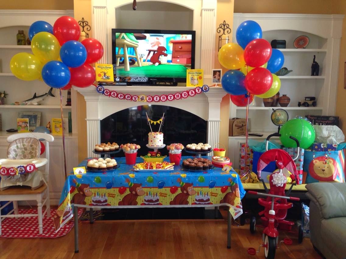Fox Eye View Curious Connor Curious George 1st Birthday Party