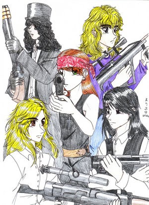 Rock is in my veins ♪♪: Dibujo de Guns 'n roses