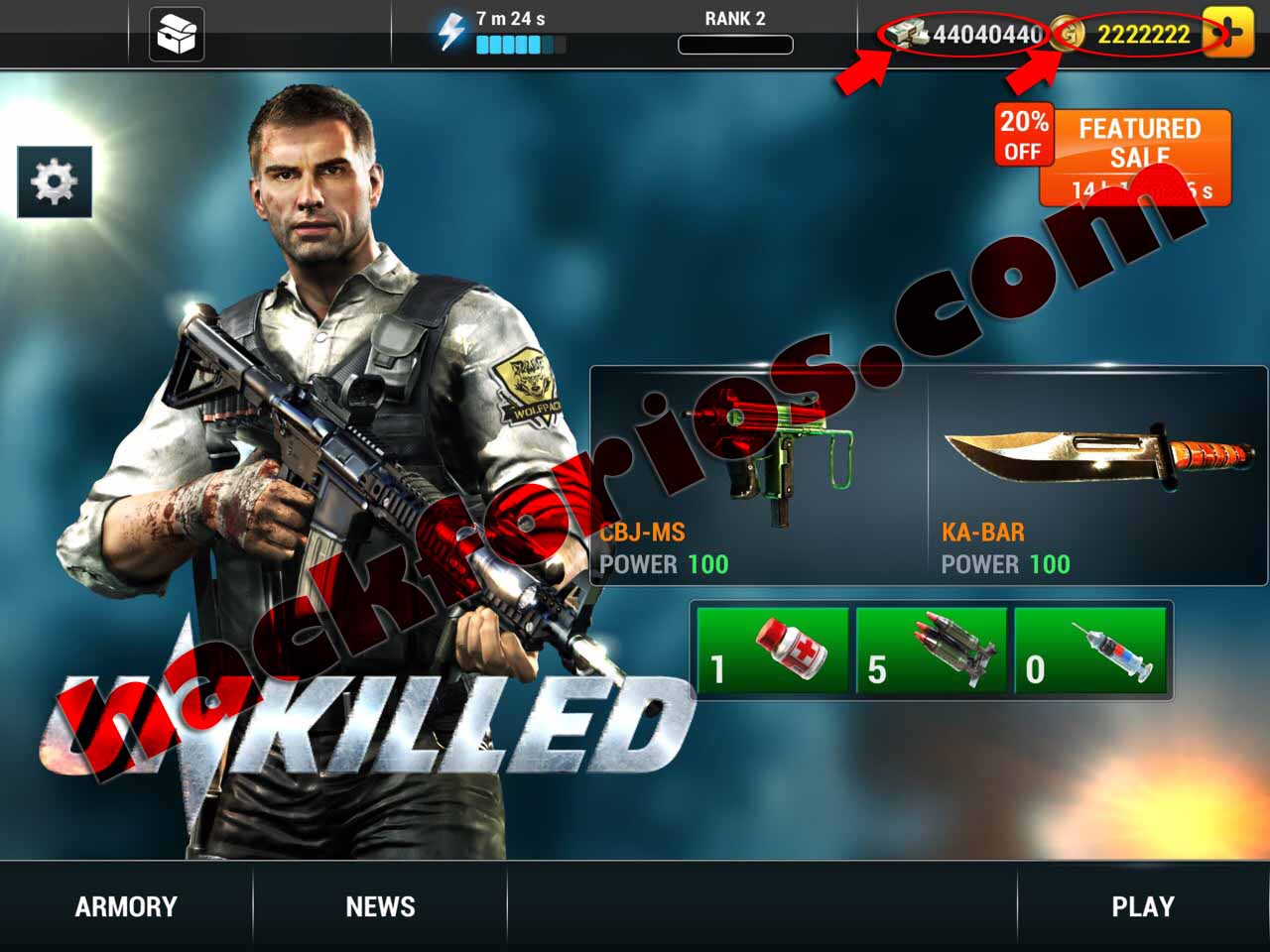 UNKILLED Hack Gold, Unlimited Money, Energy