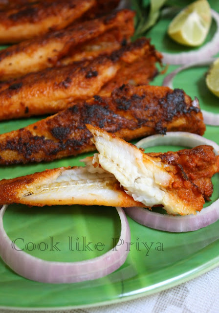 Cook like Priya: Fish Fry | South Indian Fish Fry Recipe | Small Fish ...