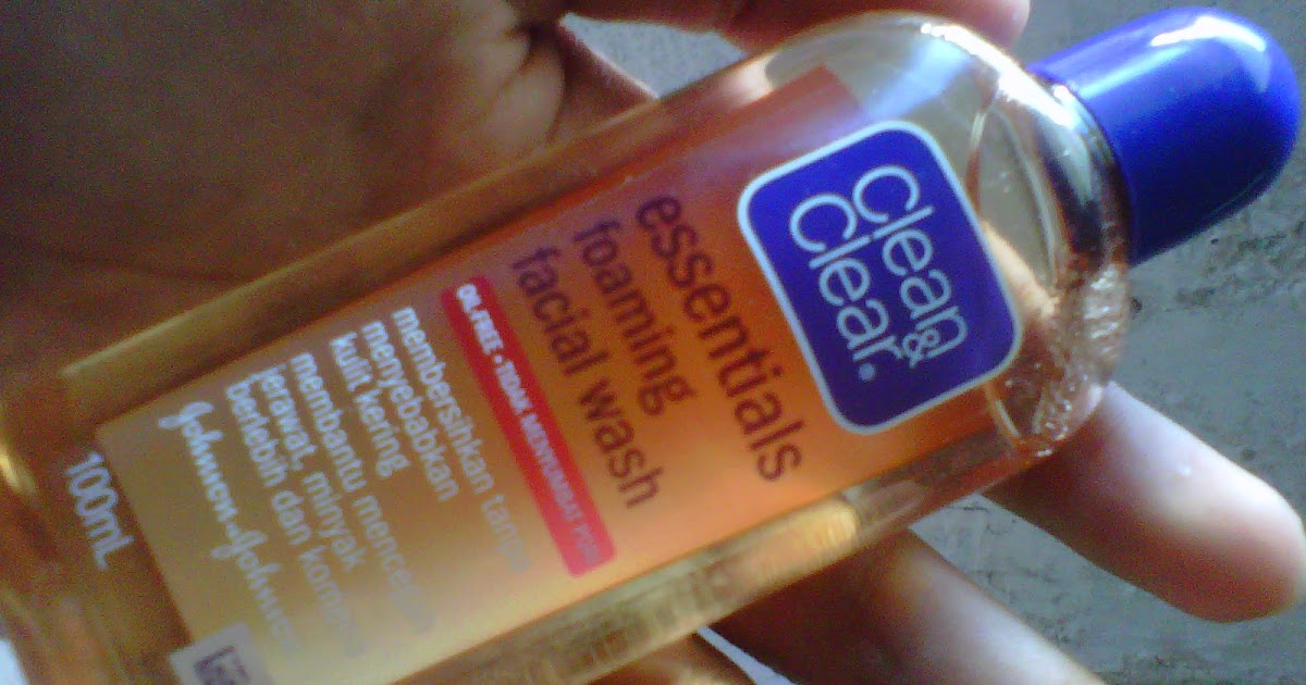 Jerawat Kabur Clean Clear Essentials Foaming Facial Wash
