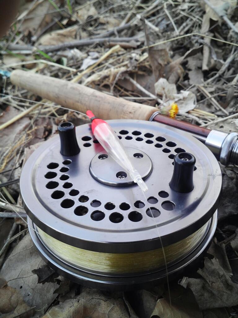 FRESH RUN FISHING Small stream trout on the centerpin