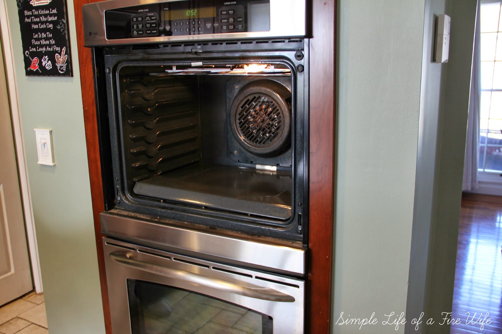 Simple Life of a Fire Wife Spring CleaningThe Oven