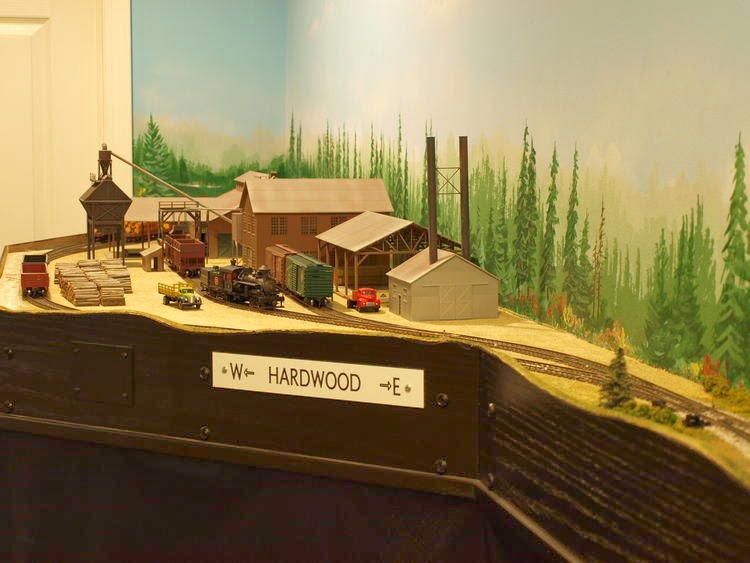 Woodstock Model Railroad Fascia town labels