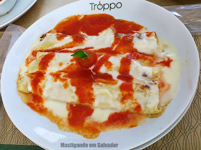 Troppo Spazio Gourmet: Canelone de Camarão