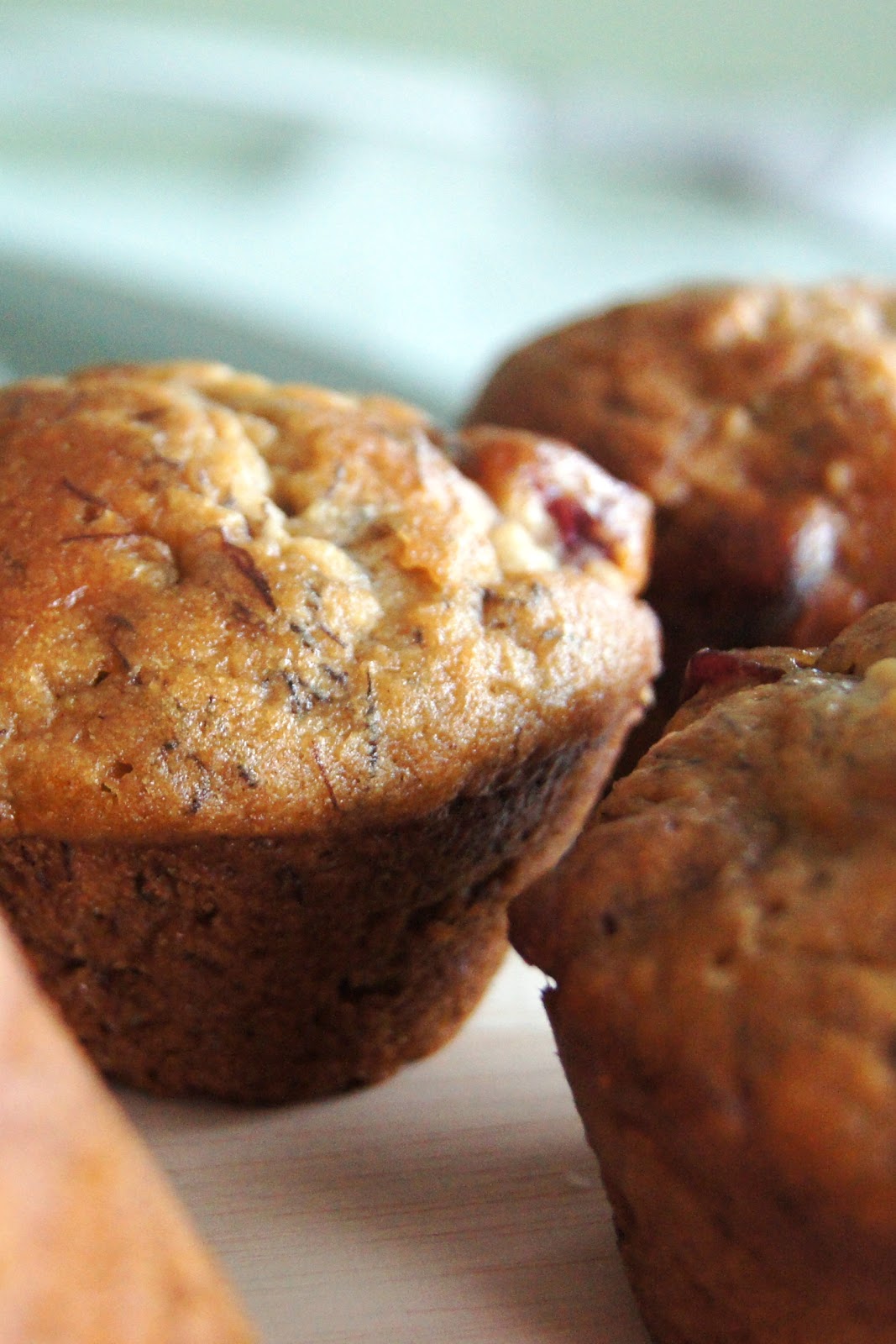 Eating Well, while Gluten Free Banana Cranberry Muffins