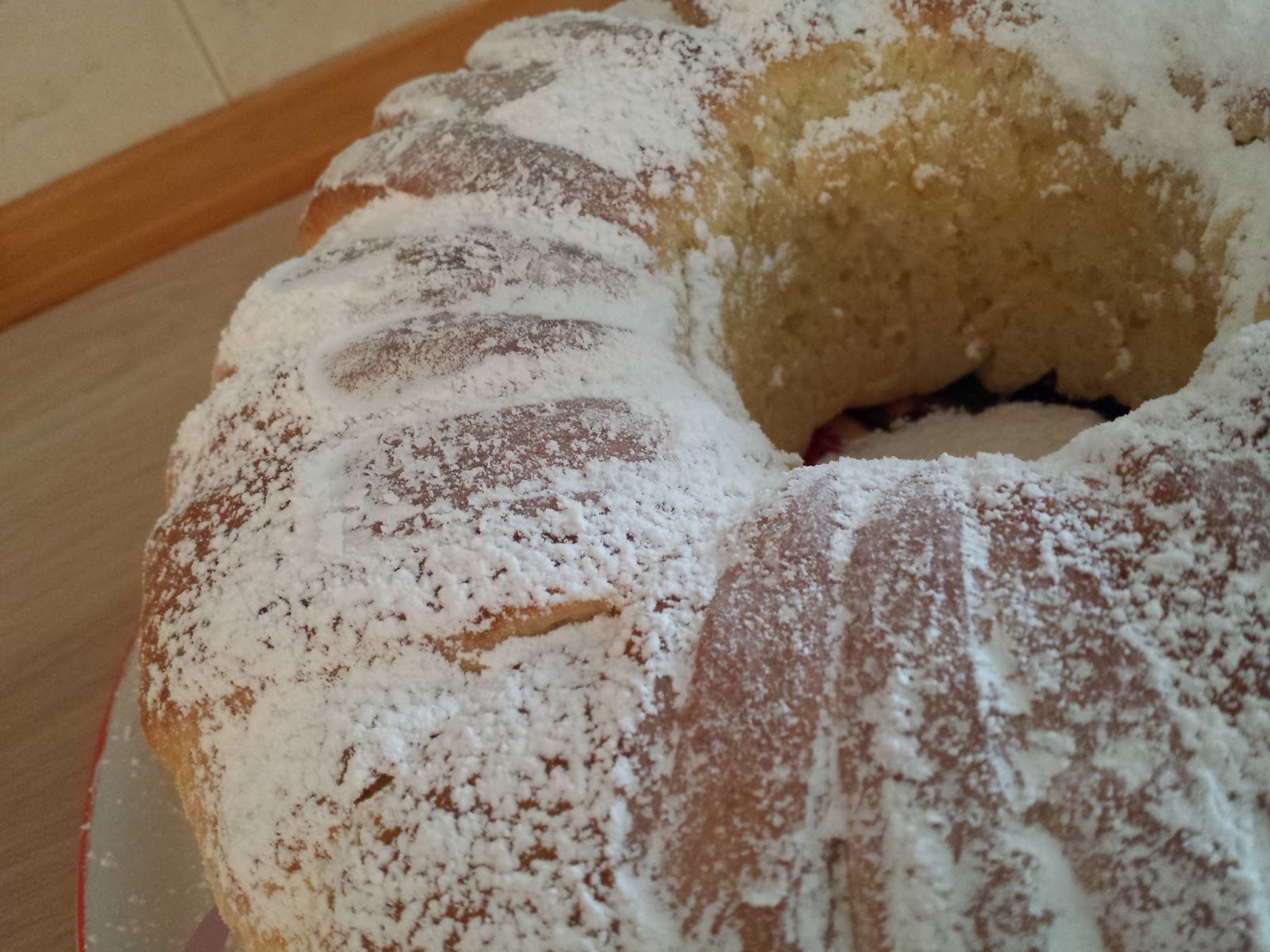 Chiara in Sugarland Corona di Pan Brioche con crema pasticcera al limone di Pasqua!