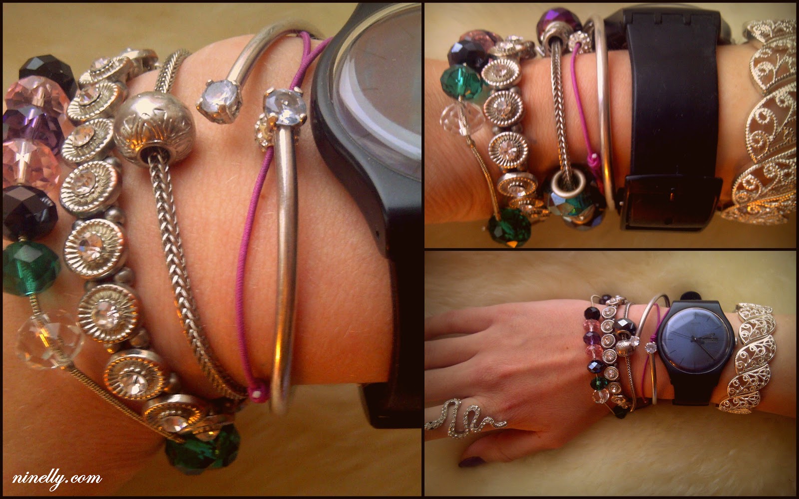 Ninelly Arm Candy. Bracelet Stacking