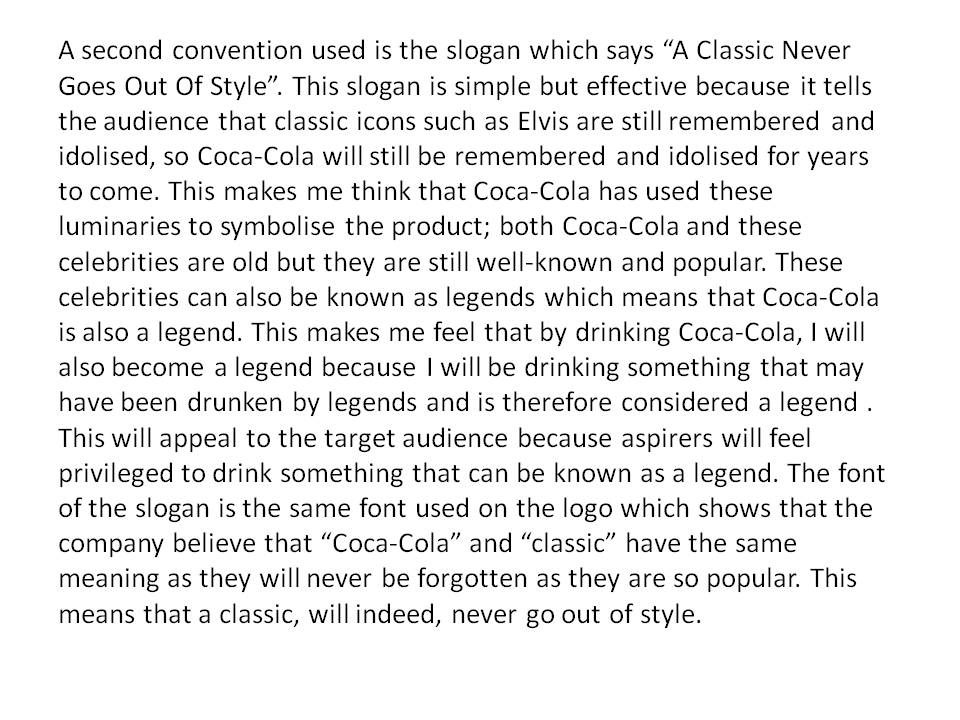 Реферат: Benetton Coca Cola Advertising Comparitive Essay