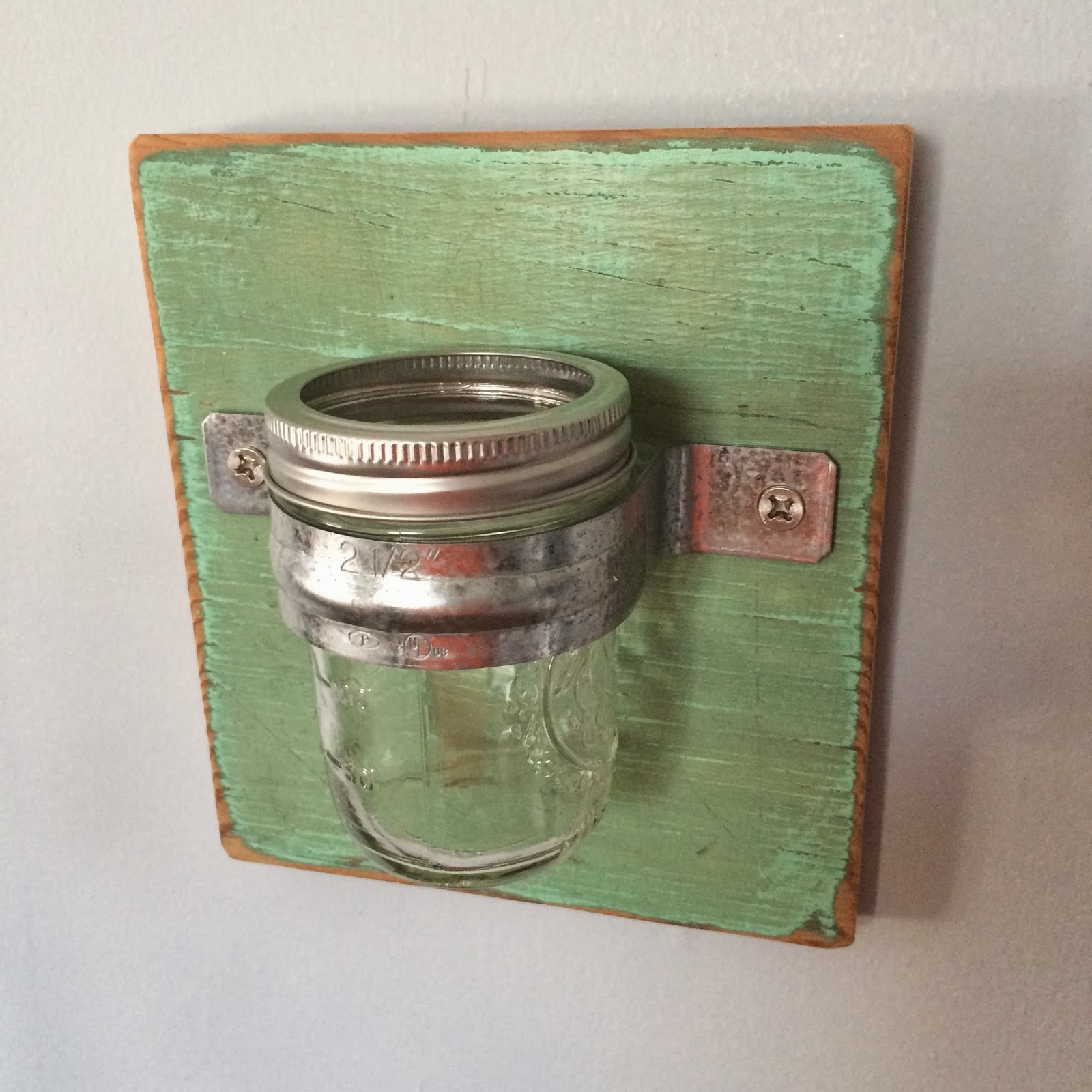 The Crafty Farmer Mason Jar Wall Vase