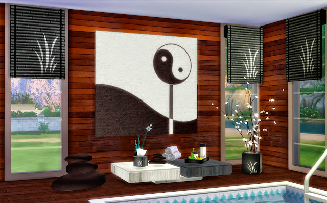 Sims 4. Clutter de Spa.