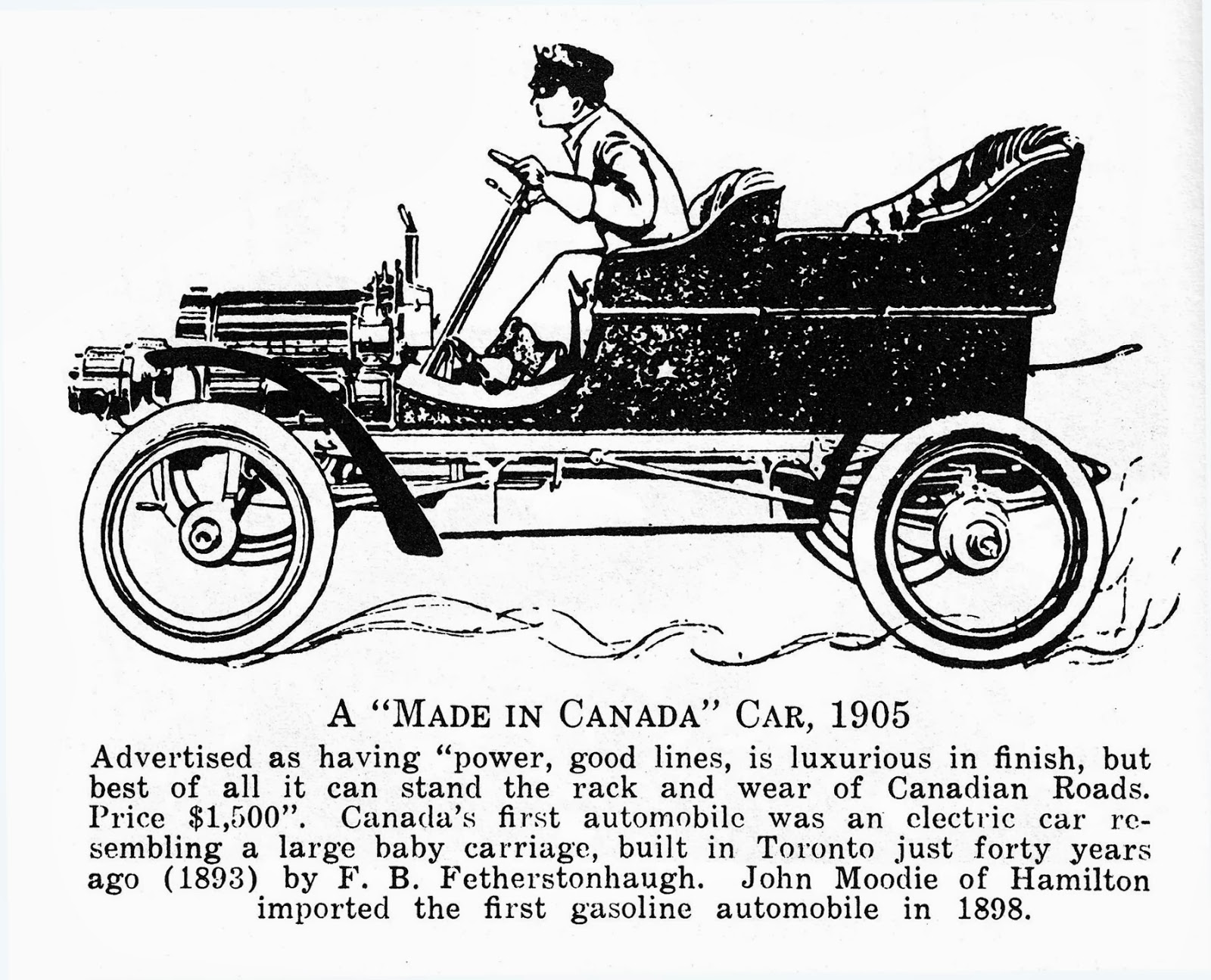 Progress is fine, but it's gone on for too long. Made in Canada Car, 1905