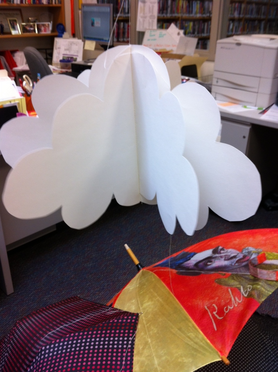 No Shhing Here April Showers Bulletin Board/Displays April bulletin