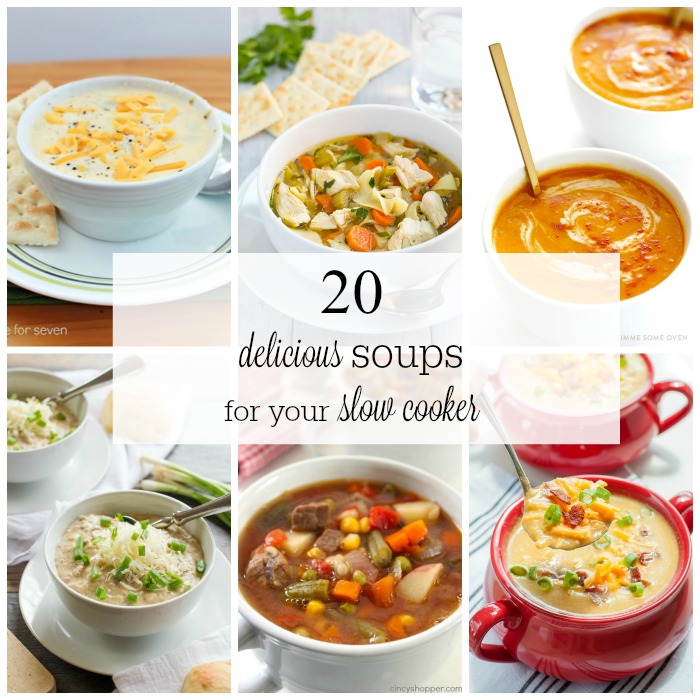 20 Delicious Soups for Your Slow Cooker • Table for Seven