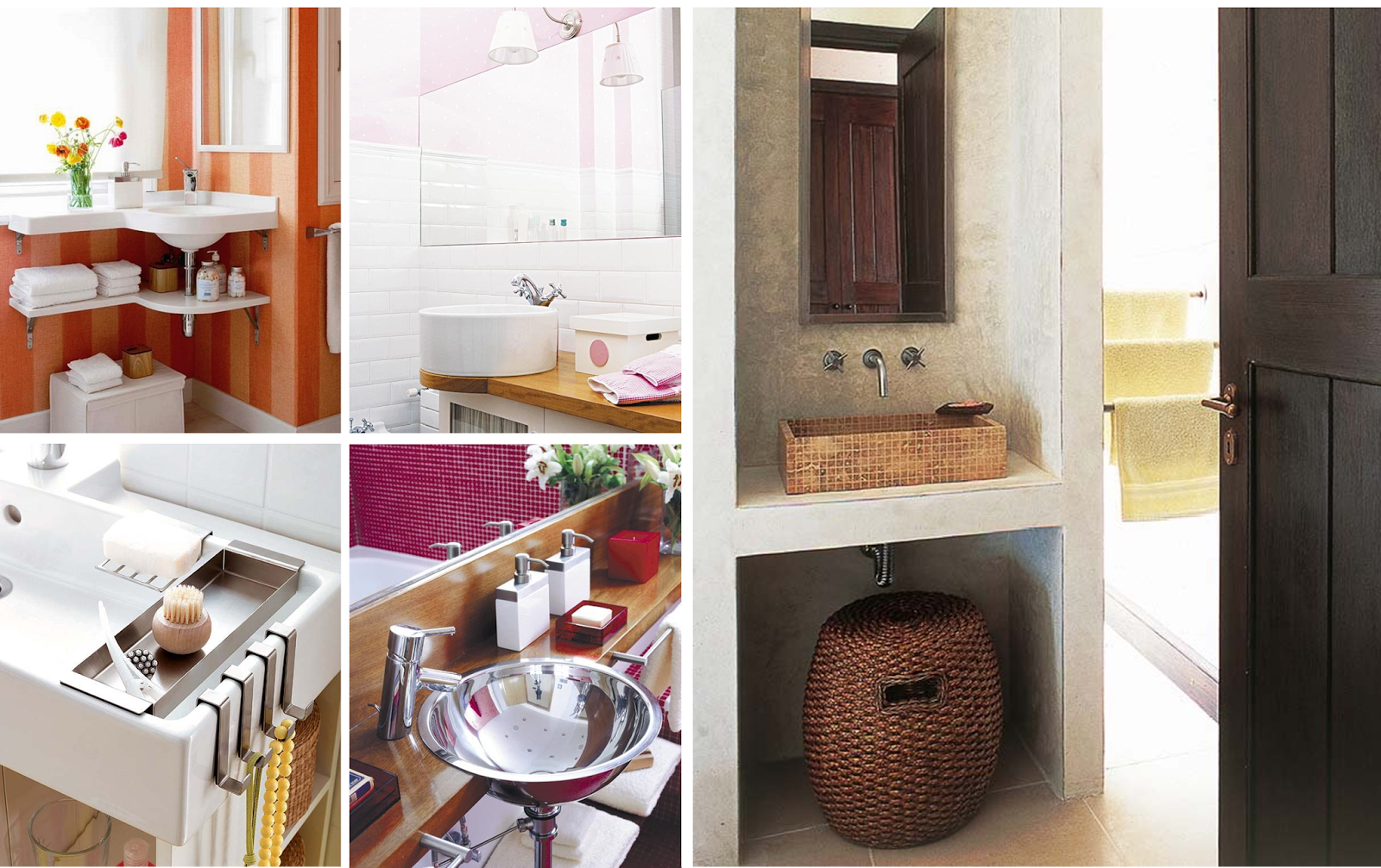 Decoración Fácil: SMALL & LOWCOST: 8 CONSEJOS PARA DECORAR BAÑOS PEQUEÑOS