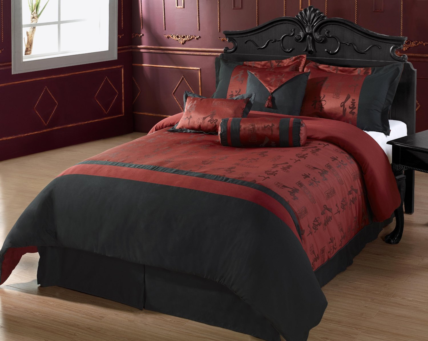 Burgundy Comforter & Bedding Sets