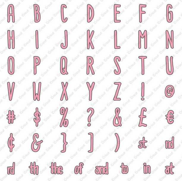 Obsessed with Scrapbooking New Cricut Chalkboard Font Cartridge!