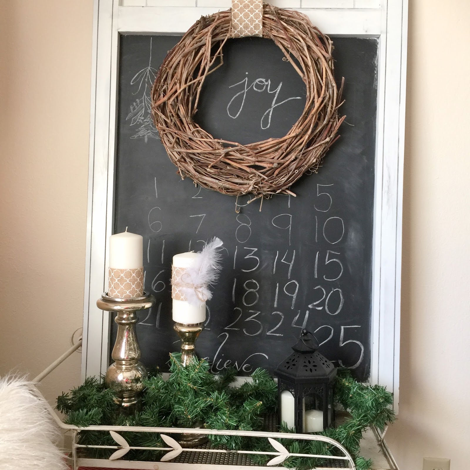 HOME CHRONICLES Turn A Mirror Into A Chalkboard To Make A Statement Piece