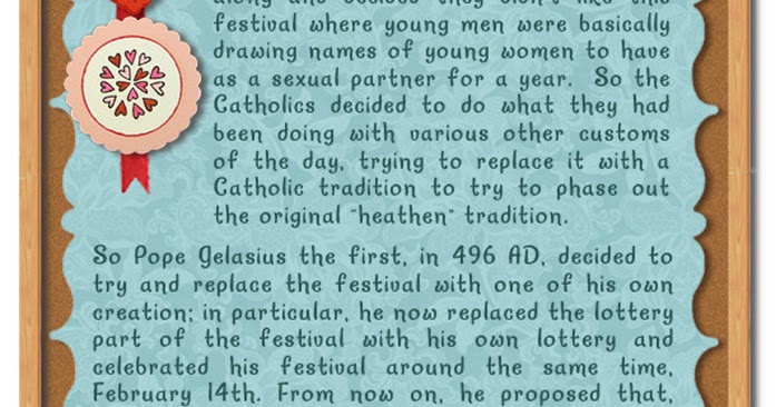 History of valentine's day kid friendly : the sweet and sordid history Archaeology Excavations: History of Valentine's Day
