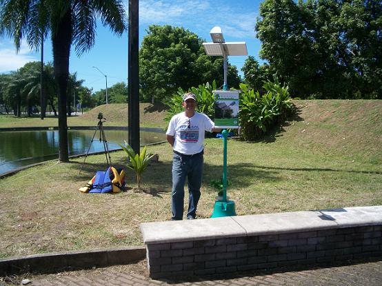 Valdeck Lima e o Poste Ecologico,