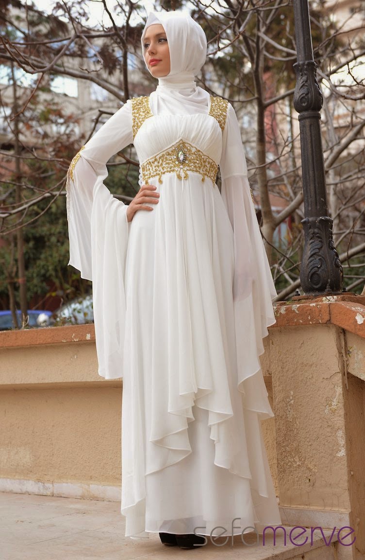 Tesettür Abiye Modelleri - Terettürlüler İçin Abiyeler - Kapalılar İçin