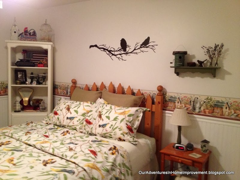 Our Adventures In Home Improvement This Guest Room Is For The Birds