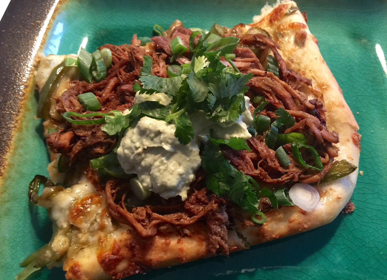 Beaute and the Feast Pork Carnitas Pizza